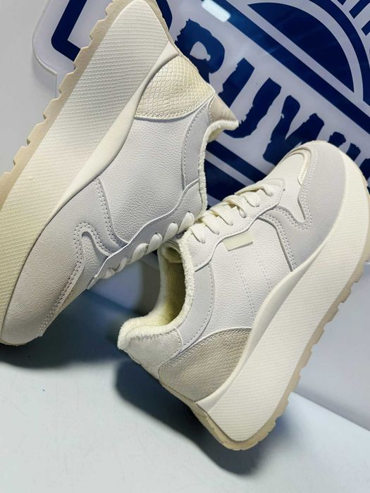 Big Star ocieplane sneakersy beżowe SS274008    37 - 41