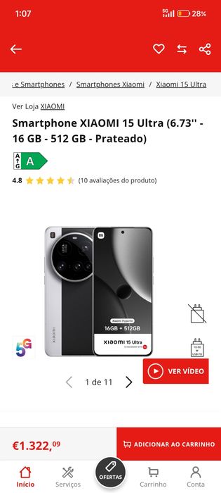 Xiaomi 15 ultra 16gb/512gb