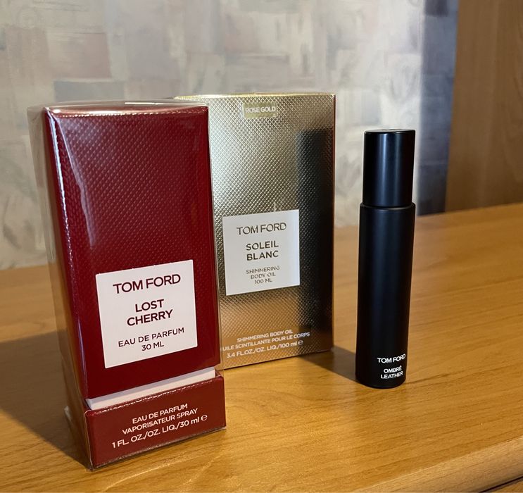 Парфюмы Tom Ford Lost Cherry/ Soleil Blanc/ Ombre Leather