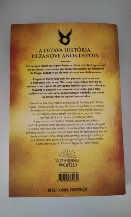 Livro Harry Potter e a Criança Amaldiçoada