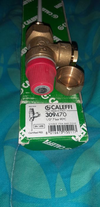 Valvula segurança de pressão Caleffi