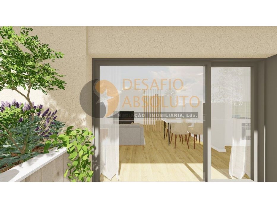 Apartamento NOVO T2+1 c/ Sotão e varandas. Quinta do Conde