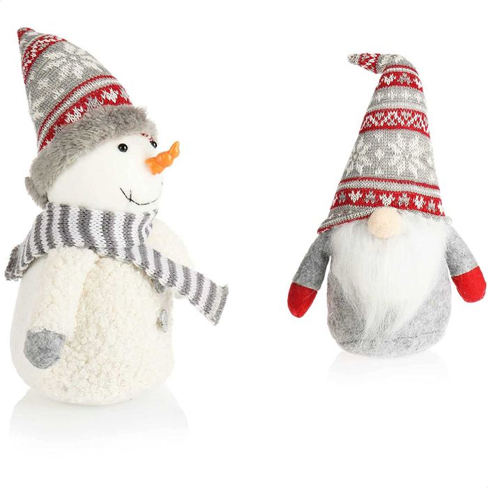 3X Figuras de inverno como artigos decorativos Natal