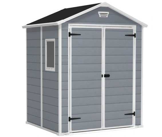 Садовий будиночок пластиковий MANOR 6x5DD grey/white - KETER