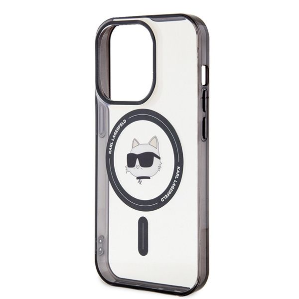 Etui Karl Lagerfeld IML Choupette's Head MagSafe do iPhone 15 Pro Max - przezroczyste