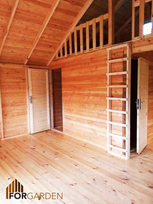 domek drewniany, letniskowy, rekreacyjny 35m2