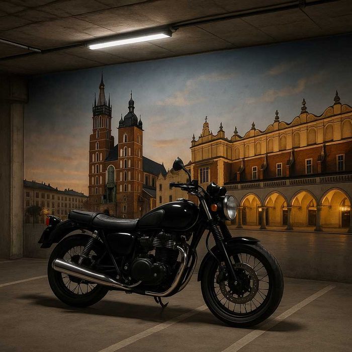 Garaż - miejsce postojowe na motocykl, skuter! Biały Prądnik, Kraków! Do wynajęcia, wynajmę.