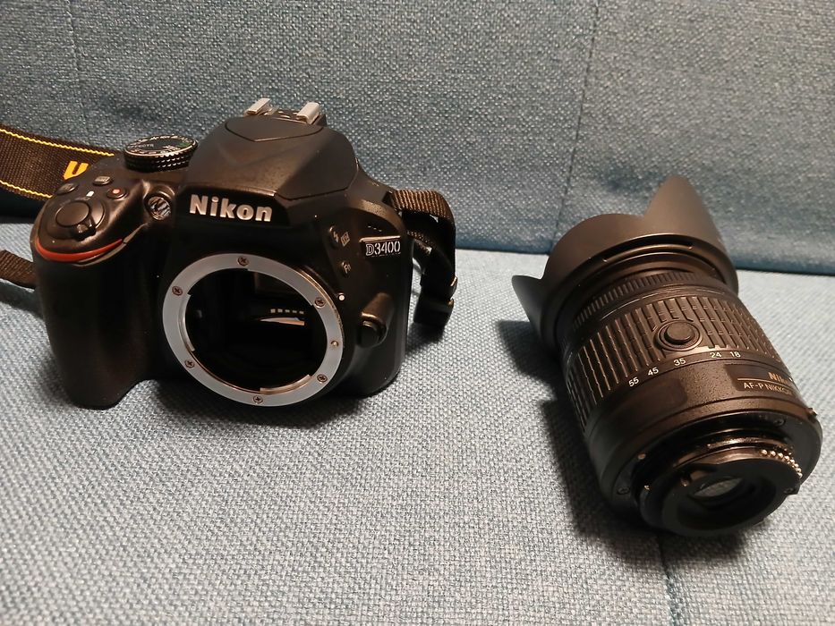 Nikon D3400 + acessórios