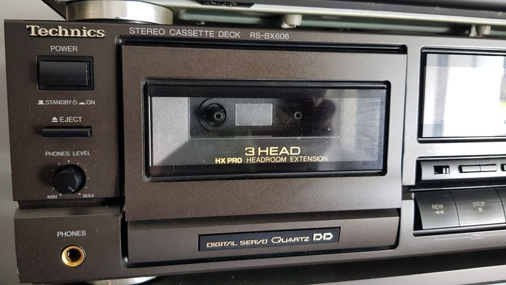 leitor/Gravador de Cassetes Technics Rs Bx 606