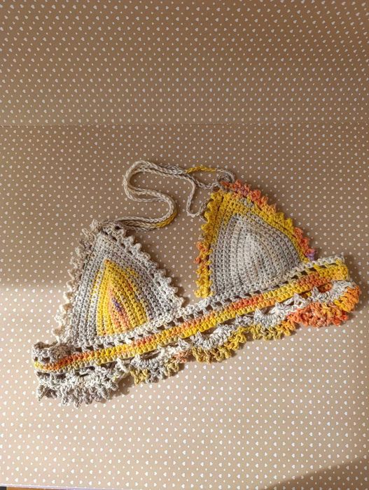 Bralette verão / Top de verão / Festival / feito à mão