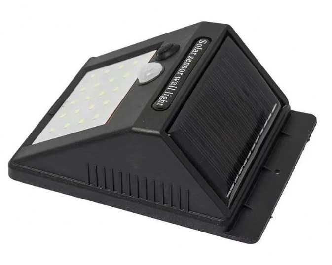 Акція!!! Акумуляторний світильник з датчиком руху і сонячною панеллю