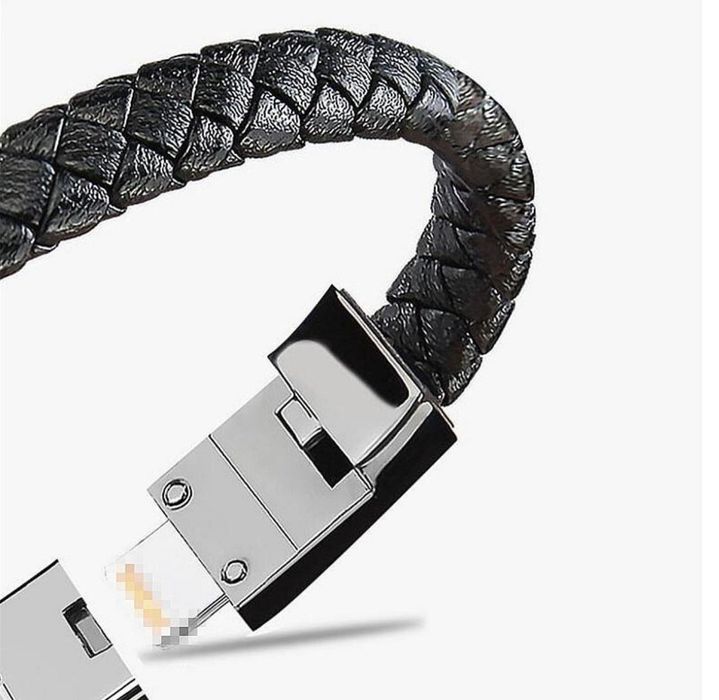 Kabel USB Ładowarka Bransoletka na nadgarstek iPhone 7 8 X XS 11 12 13