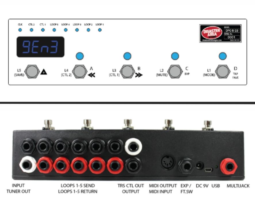 Disaster Area Designs DPC-5 Gen3 — Programmable Audio & Midi Switcher