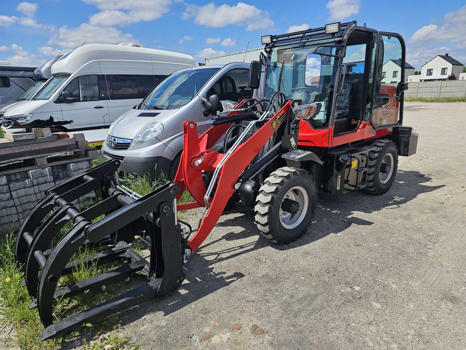 Ładowarka przegubowa  KRÜGER JCA  4x4 ,2.2 tony.  nowa HYDROSTAT  W-wa. Raty