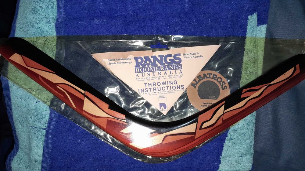 Vendo Boomerangs ALBATROSS da RANGS com 40 anos