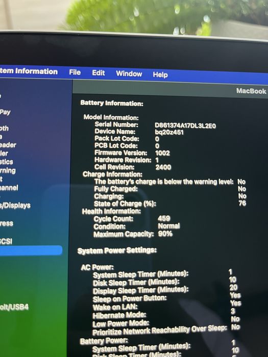 Macbook Pro M1 16/512GB