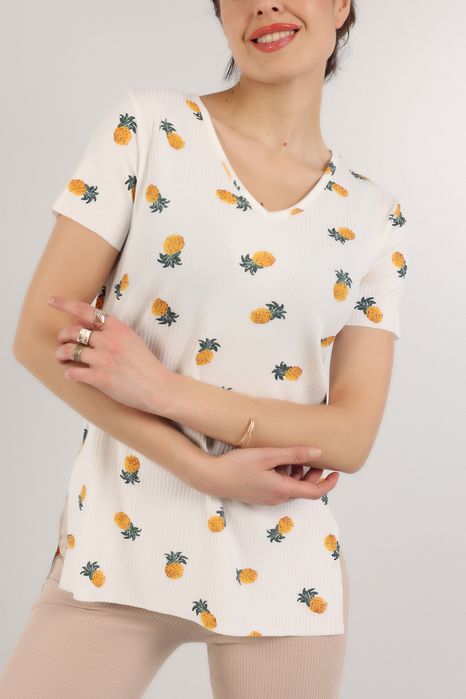 Футболка в рубчик С-М