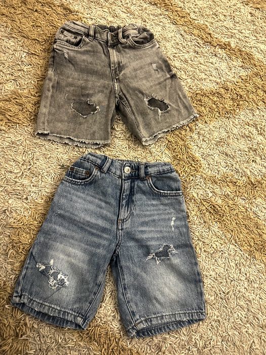 Джинсові шорти на хлопчика 120см, zara