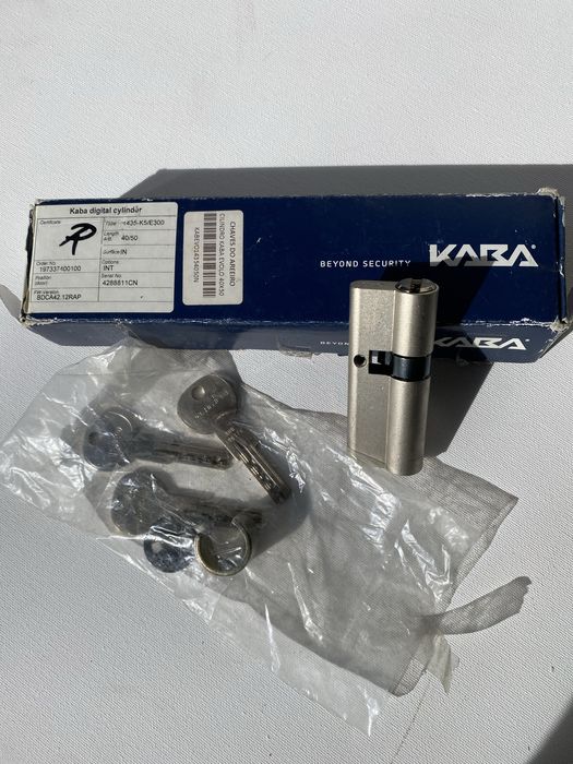 Fechadura nova Kaba Cilindro Evolo 40x50