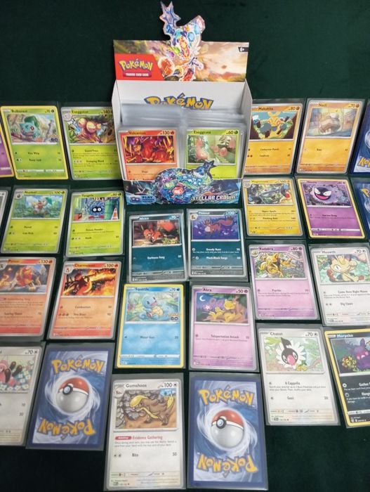 Zestaw 50 kart Pokemon + 5 kart Holo/Reverse Holo
