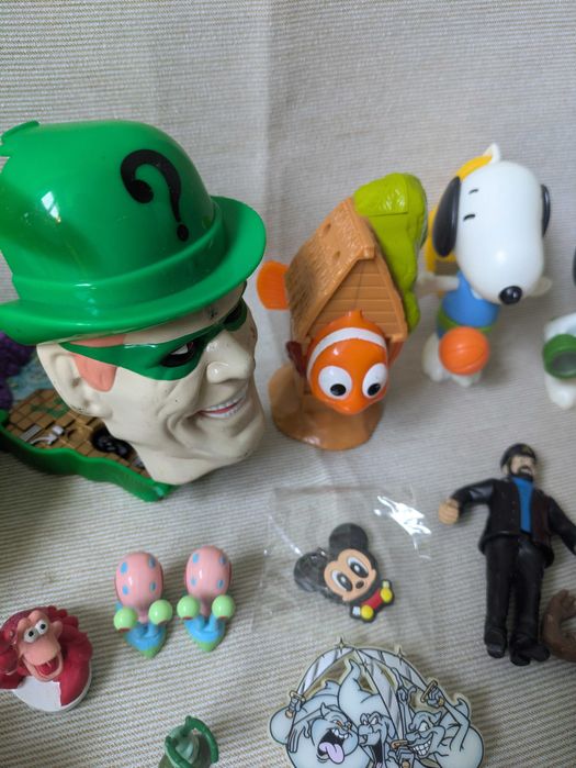 Conjunto Brinquedos Figurinas Coleção Colecionadores Snoopy Rei Leão Nemo