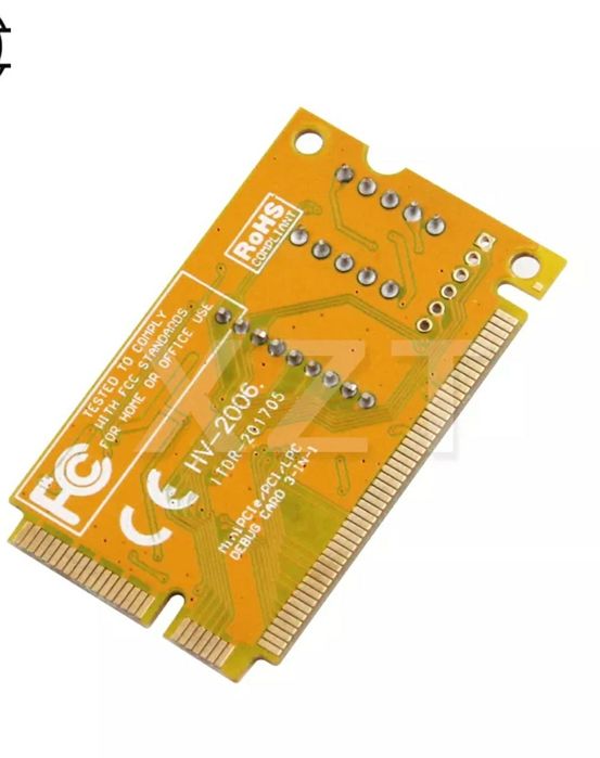 Mini testador de motherboard's e portáteis Mini PCIe - CMOS POST CODES