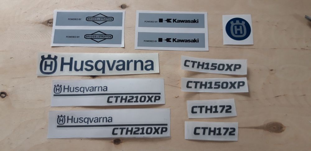 Naklejki kosiarka traktorek Husqvarna cth 150xp,151xp ,cth172,cth200xp