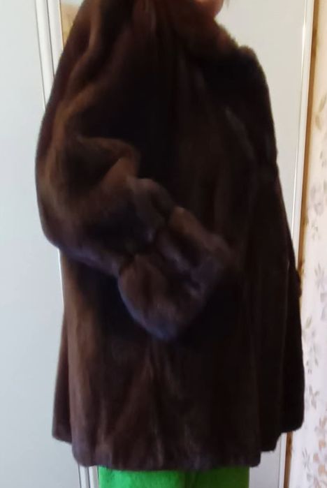Шуба норковая XXXL Греция в новом состоянии