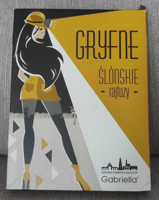 Gryfne Ślónskie Rajtuzy - rajstopy ze śląskim wzorem