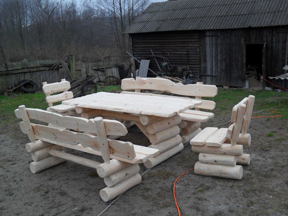 Komplet Ogrodowy na balach