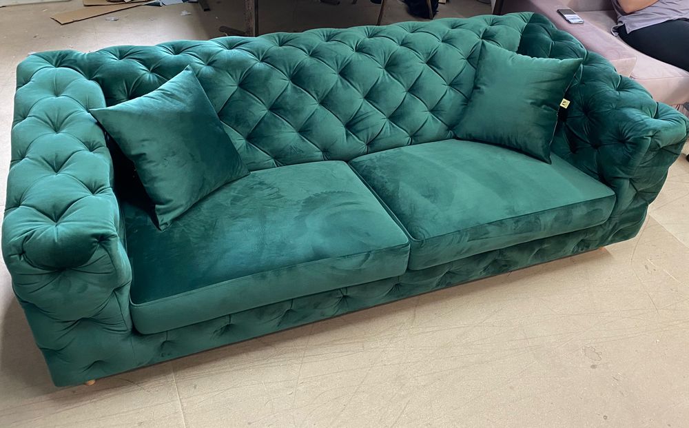 Sofa Chesterfield Pikowana Nowoczesna Glamour EN Meble