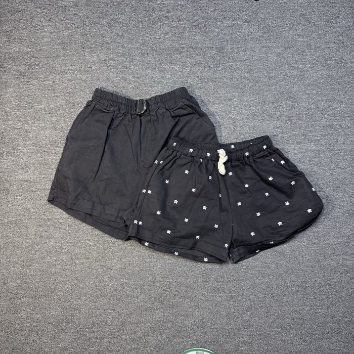 Жіночі шорти літні чорні котонові шорти на резинці розмір S-M бавовна