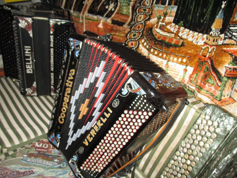 Acordeao Cooperativa 4/5 vozes 120 baixos