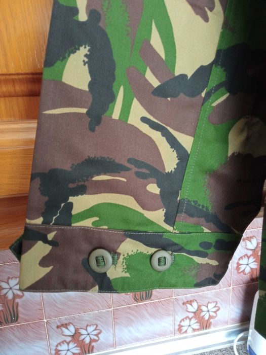 Casaco militar camuflagem DPM Woodland Ripstop Exército Britânico NATO