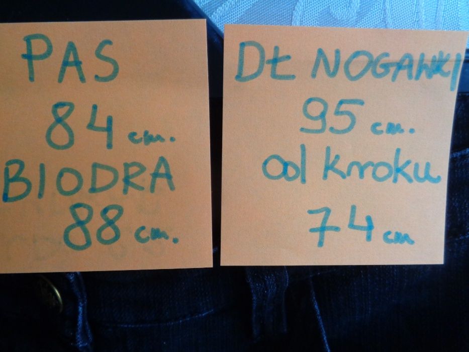 Spodnie damskie jeans czarne RI roz.38. ubrania damskie.