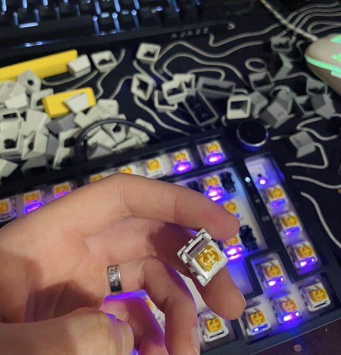 Ajazz AK820 pro 75% RGB механічна + софт