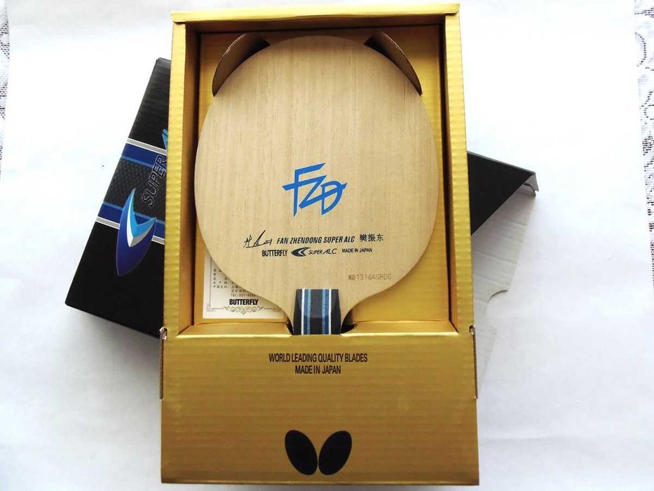 Deska Butterfly Fan Zhendong SUPER ALC GOLD do gry w tenisa stołowego