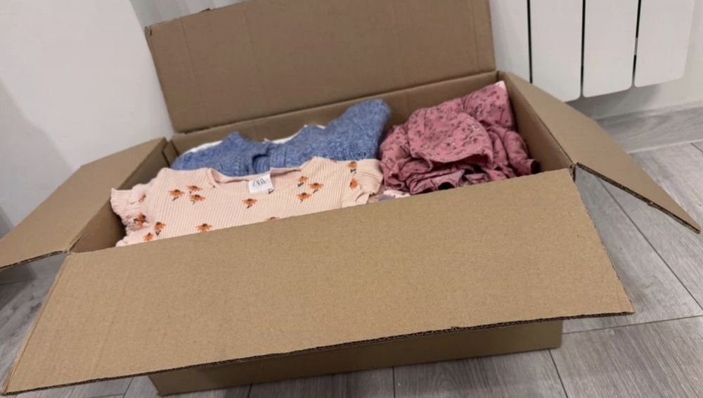 Paka ubrań dla dziewczynki 110-116