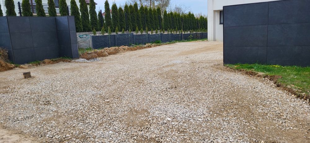 Uslugi koparko ładowarką prace ziemne
