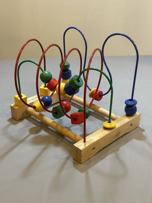 MULA Bead Roller Coaster (labirinto de contas de madeira)