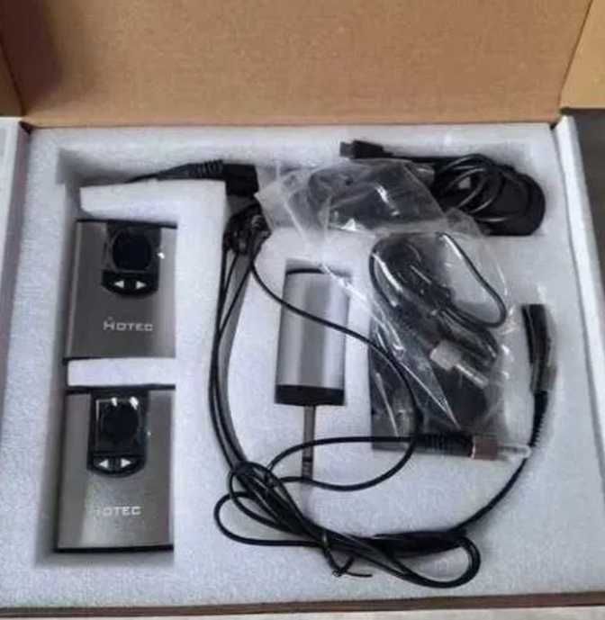 Nowy bezprzewodowy zestaw słuchawkowy mikrofon Hotec Dual UHF