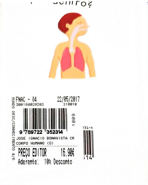 Livro - O Corpo Humano - Como novo 2017