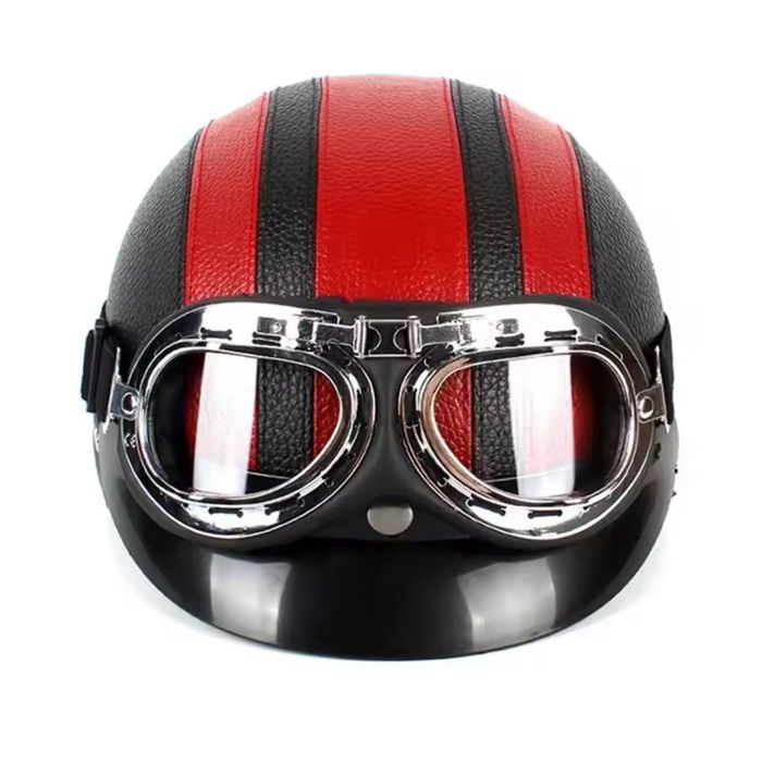 Capacete e óculos Mota 50cc (NOVO)