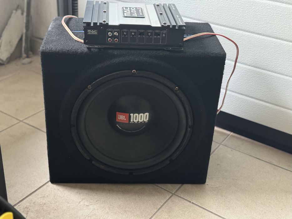 Skrzynia basowa/subwoofer + wzmacniacz