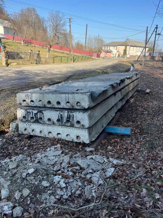 Б.У.Плити перекриття пустотілі 6.20м  довжина 1.50 ширина