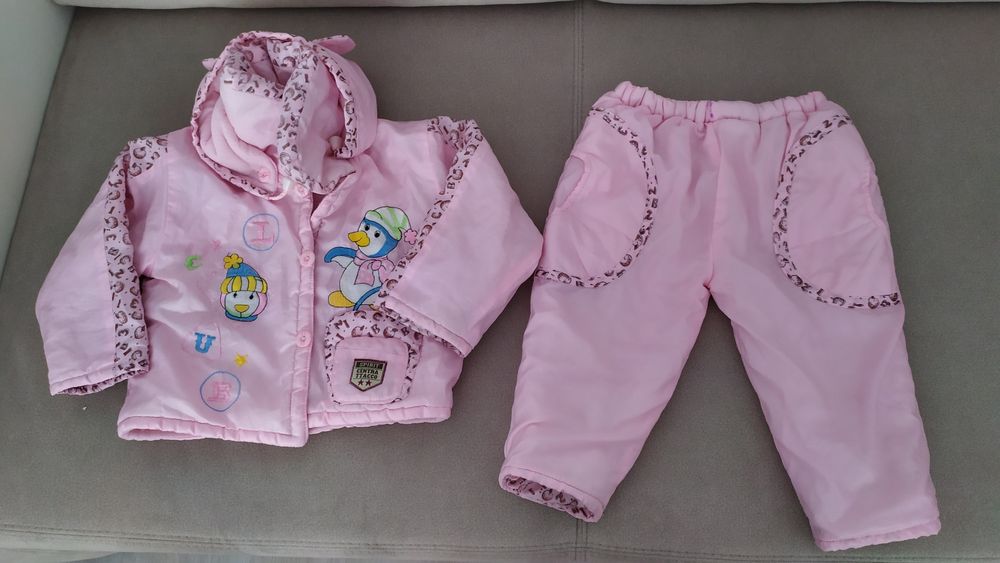 Komplet zimowy dla dziewczynki