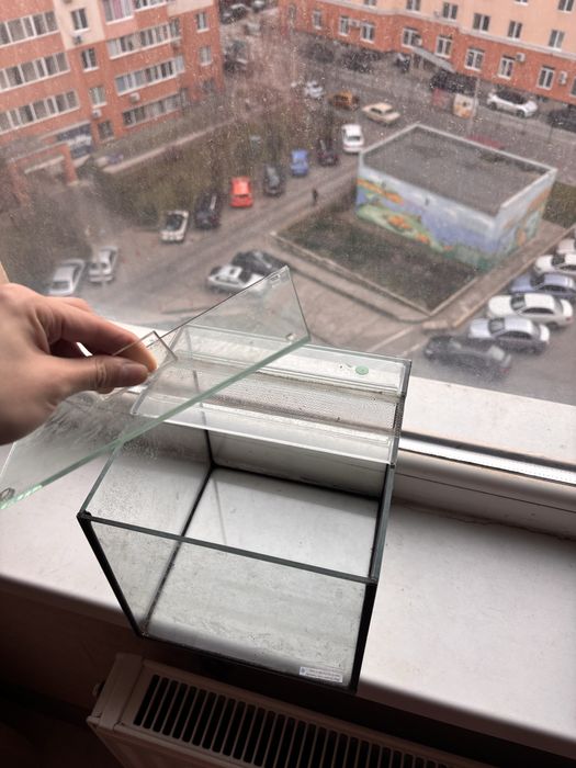 Тераріум скляний  квадратний 20*20*