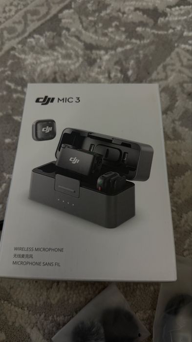 Мікрофонна радіосистема для камери, для смартфона DJI MIC 3 2TX + 1RX