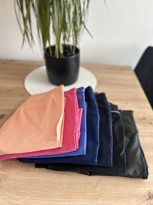 Paka 6 par spodni damskich S/M + legginsy skóropodobne L/XL