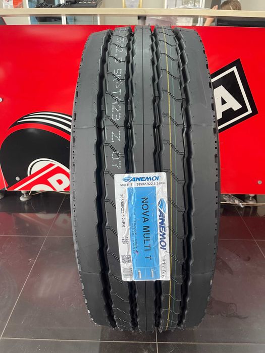 Шини колеса на причіп 385/65R22.5 NOVA MULTI T безкоштовна доставка НП